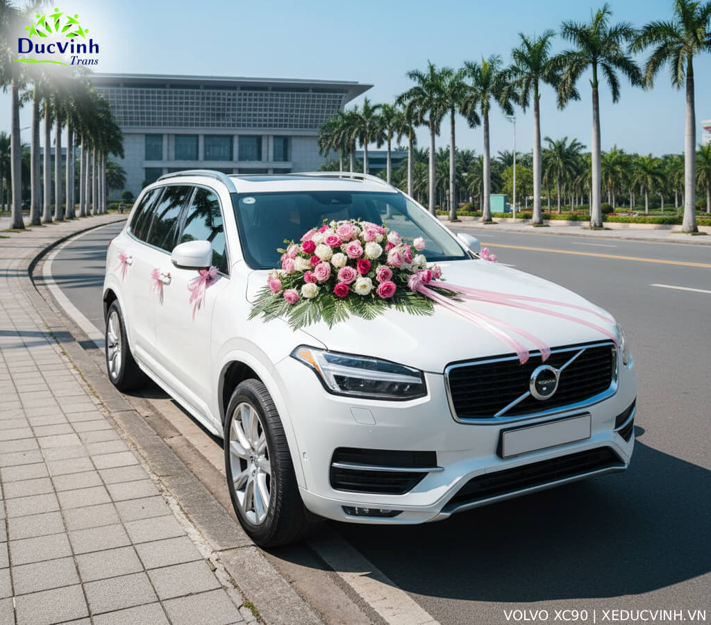 Cho Thuê Xe Cưới Volvo XC90 Sang Trọng