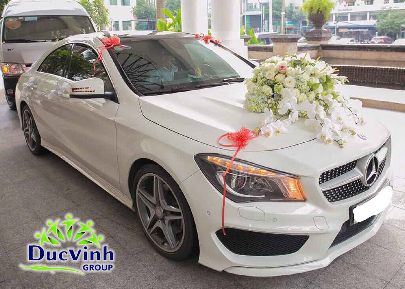 Cho Thuê Xe Cưới Mercedes CLA Màu Trắng