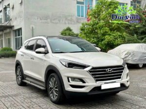 Cho thuê xe Hyundai Tucson theo tháng màu trắng