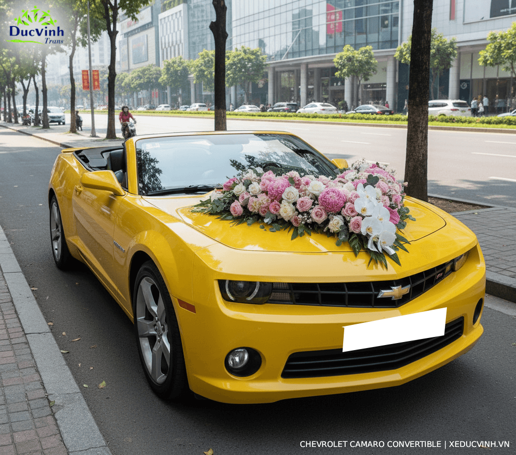 Cho Thuê Xe Cưới Chevrolet Camaro Mui Trần