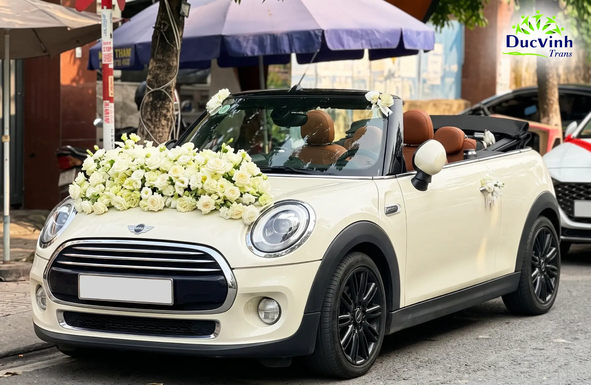 Cho Thuê Xe Cưới Mini Cooper Mui Trần